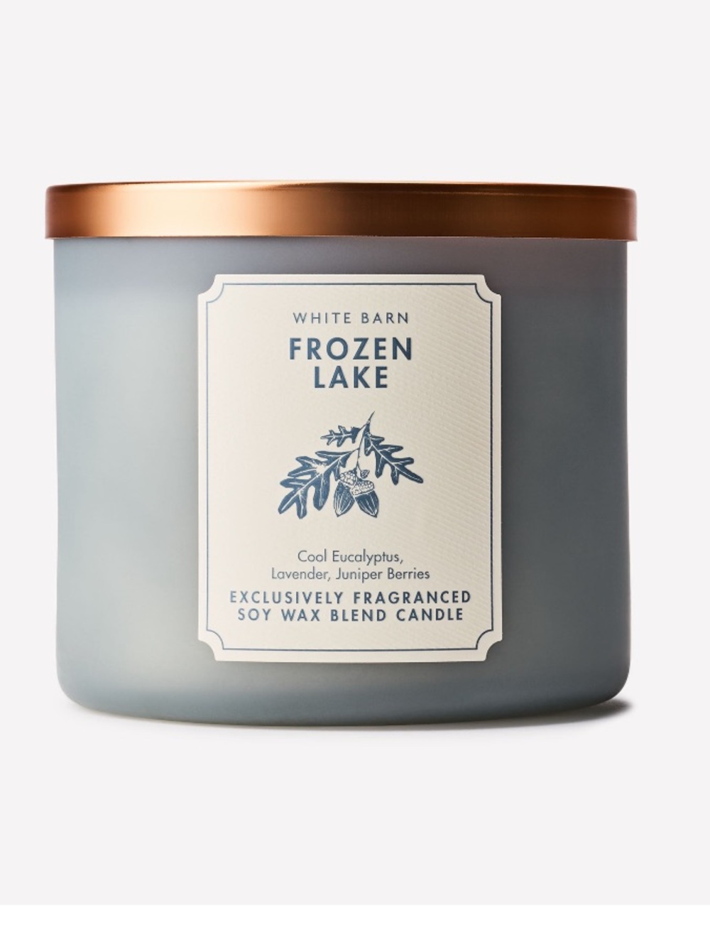 2/$34 “FROZEN LAKE” Bath & Body Works, 3-Wick Candle, 14.5 oz / 411 g, NWT